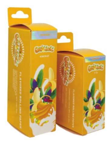 Brilloll banana flavoured booklets