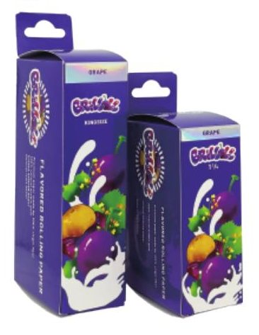Brilloll grape flavoured booklets