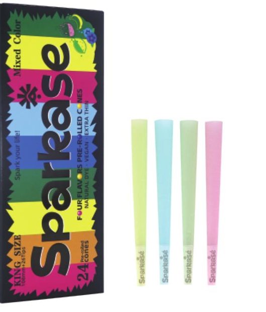 Sparkasé 4 flavour mix popping cones