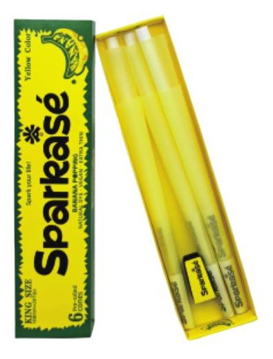 Sparkasé banana popping cones