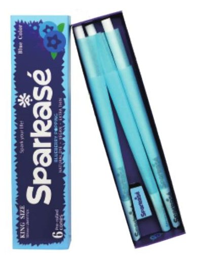 Sparkasé blueberry popping cones